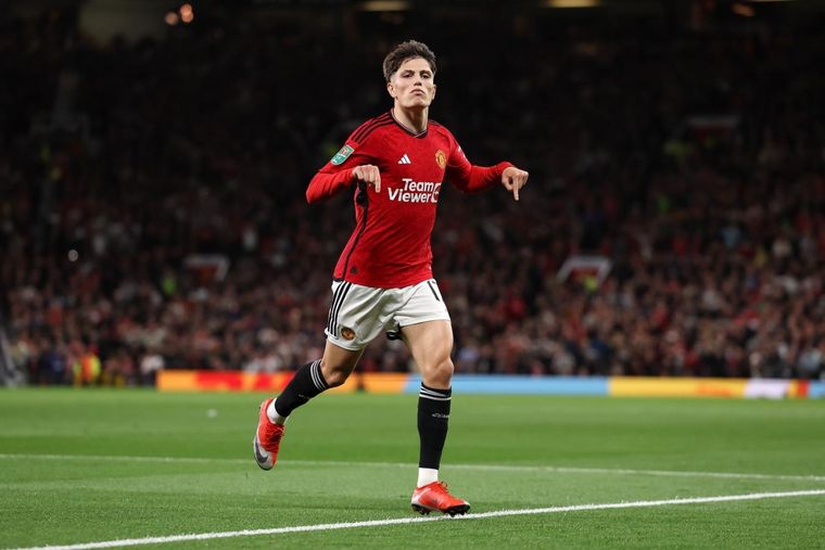 Garnacho, la joya hispano-argentina del Manchester United Foto: El Gráfico