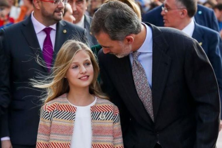 Rey Felipe, princesa Leonor
