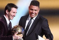 Ronaldo, a los pies de Messi. Ronaldo, a los pies de Messi.