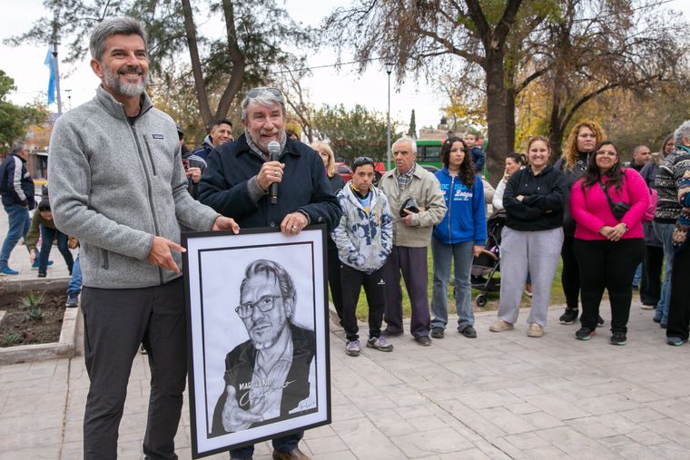 El homenaje a Marciano Cantero emocionó al público presente. El homenaje a Marciano Cantero emocionó al público presente.