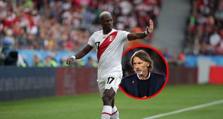 Luis Advíncula y su crítica a Gareca. Foto: MDZ
