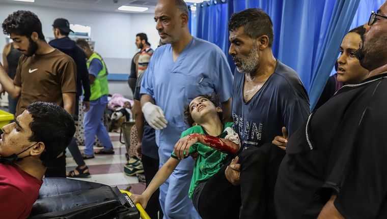 Gaza atraviesa una catástrofe humanitaria. Foto: DPA