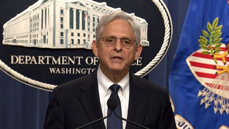 Merrick Garland Fiscal General de los Estados Unidos Foto: ABC News