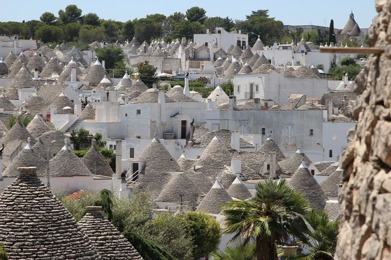 Alberobello, Puglia, se sumó a la lista de los pueblos italianos más bellos. Foto: Pexels