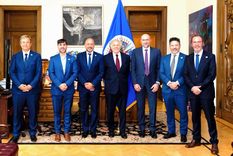 Gustavo Menéndez encabezó una delegación del PJ bonaerense que migró a Washington para capacitarse en buenas prácticas. Fueron recibidos por Luis Almagro.