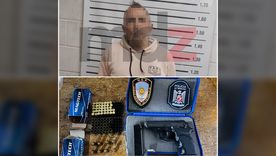 El hombre detenido por el caso de violencia de género en Las Heras. El hombre detenido por el caso de violencia de género en Las Heras.