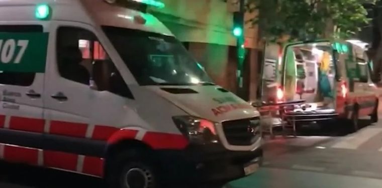 Personal del SAME se dirigió hasta el lugar para socorrer a las víctimas