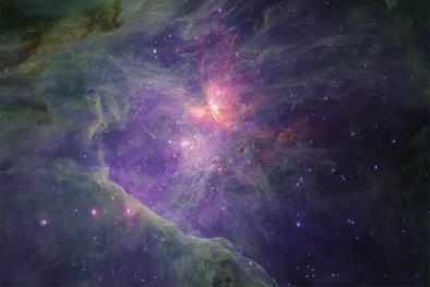 MDZol | A sólo 1.400 años luz de la Tierra, la Nebulosa de Orión, M42, es visible a simple vista como una tenue mancha. Foto: NASA/ESA/CSA/MCCAUGHREAN & PEARSON