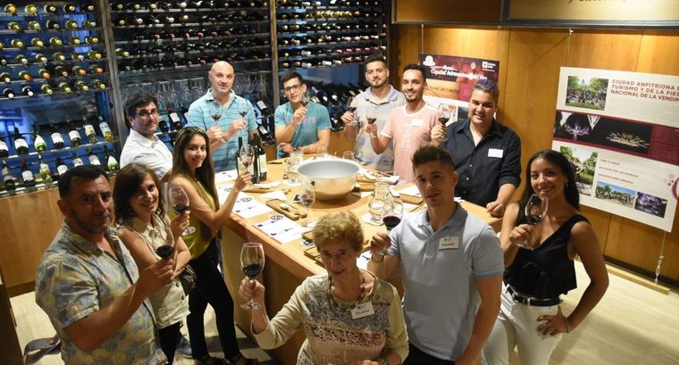 La sala del vino de la Municipalidad de la Ciudad de Mendoza.