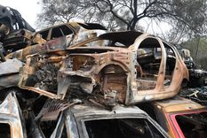 El incendio provocó la destrucción total de 26 mil vehículos Foto: ALF PONCE MERCADO / MDZ