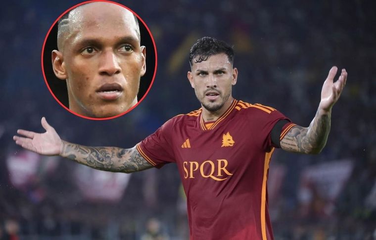 Paredes se cruzó con Yerri Mina Foto: Foto: archivo