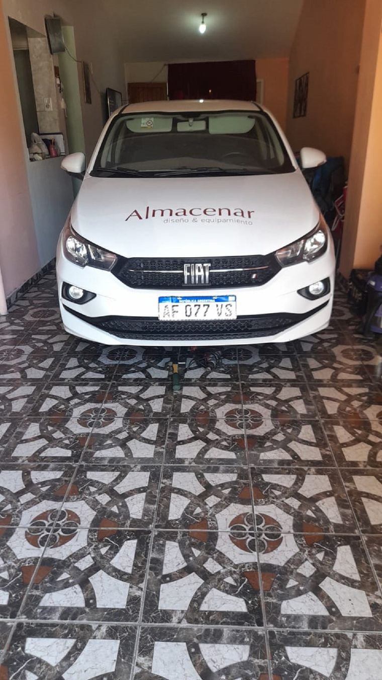 El vehículo robado Foto: Ministerio de Seguridad