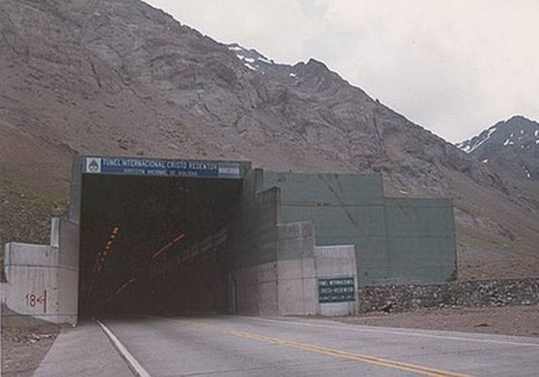 Desde esta mañana está reabierto el túnel Cristo Redentor Foto: web