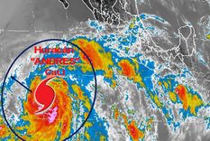 «andres» se convierte en primer huracan de temporada en el pacifico