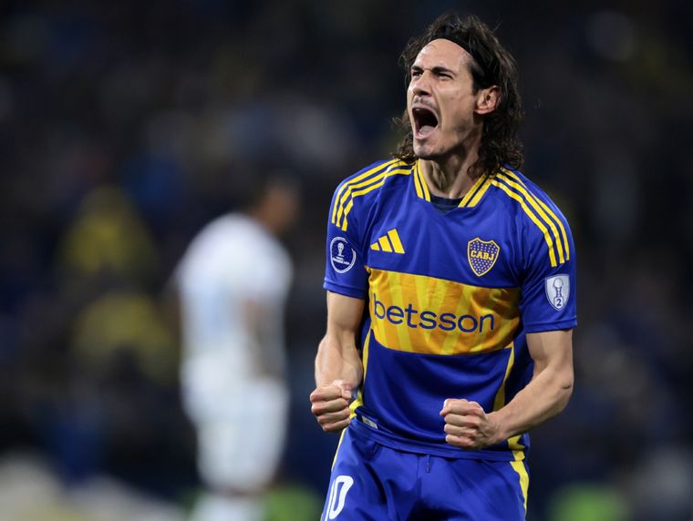 Edinson Cavani marcó el gol del triunfo. Foto: FotoBaires