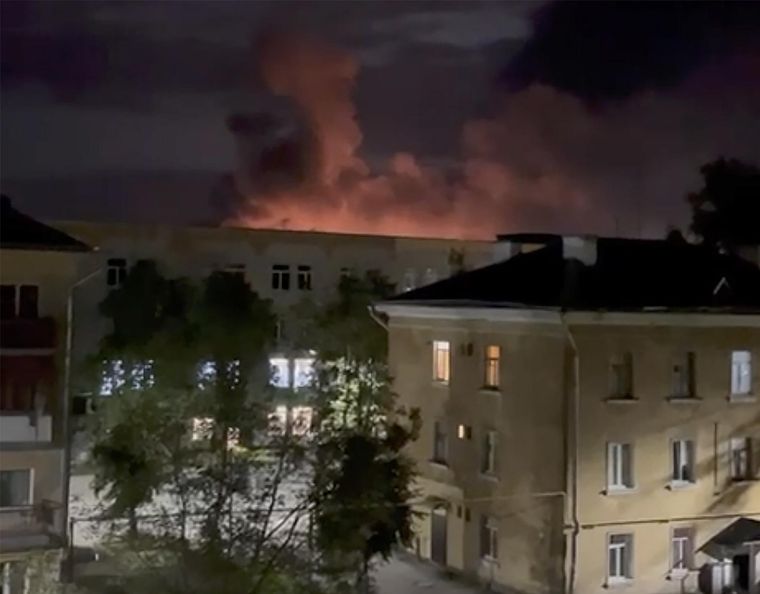 Los ataques con drones en Rusia y en territorio controlado por Moscú se han intensificado en 2023 Foto: EFE