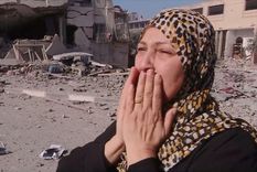 Decenas de familia en Al Zahra se quedaron sin hogar Foto: BBC