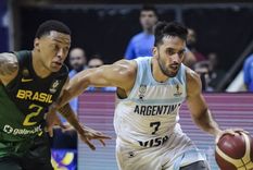 Campazzo y Argentina, campeones de América en Brasil. Campazzo y Argentina, campeones de América en Brasil.
