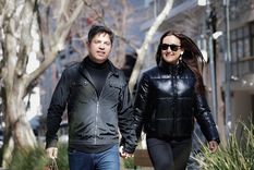 El gobernador Axel Kicillof y su esposa Soledad Quereilhac.