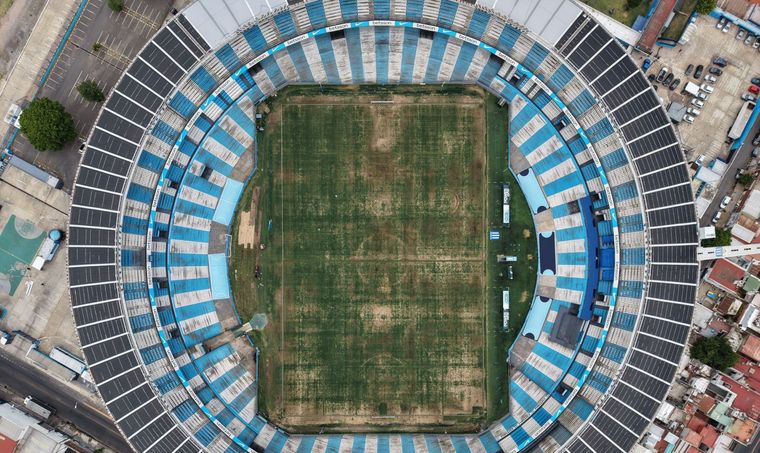 Deplorable: así está el Cilindro de Avellaneda antes del Racing-Central.