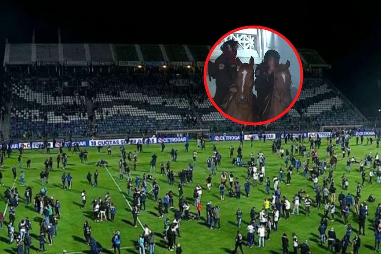 Graves incidentes en el Gimnasia-Boca.