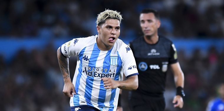 El gesto de Juanfer en el Libertadores de América Foto: Archivo