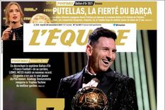 Messi, en la portada de LEquipe