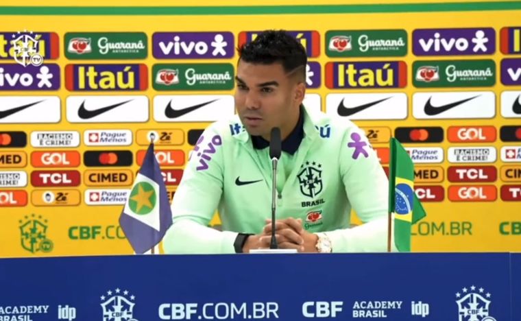 Casemiro habló de Venezuela antes del choque por Eliminatorias Foto: Captura