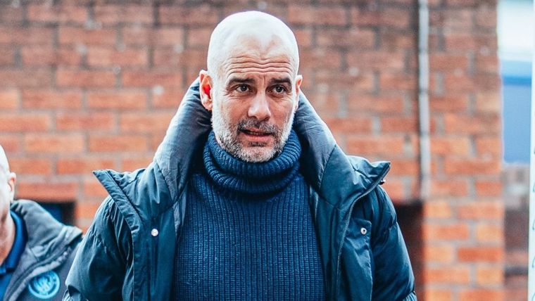 Pep Guardiola prepara el equipo para enfrentar al Madrid. Foto: @ManCityES