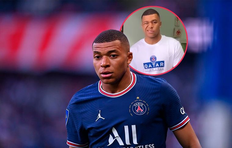 ¿Mbappé sigue o se va del PSG? Mbappé y un gesto enigmático que podría dar una pista sobre su futuro. Foto: Web oficial PSG
