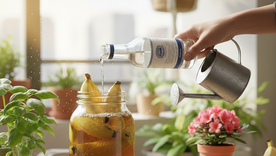 Un fertilizante mágico. Fuente: IA Gemini. Un fertilizante mágico. Fuente: IA Gemini.