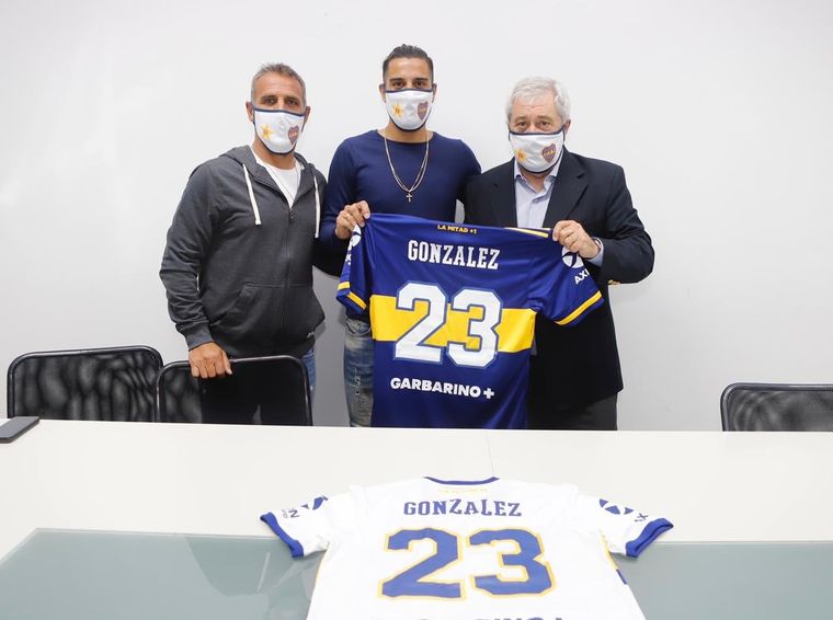 Cascini, González y Ameal. Foto: Boca Juniors