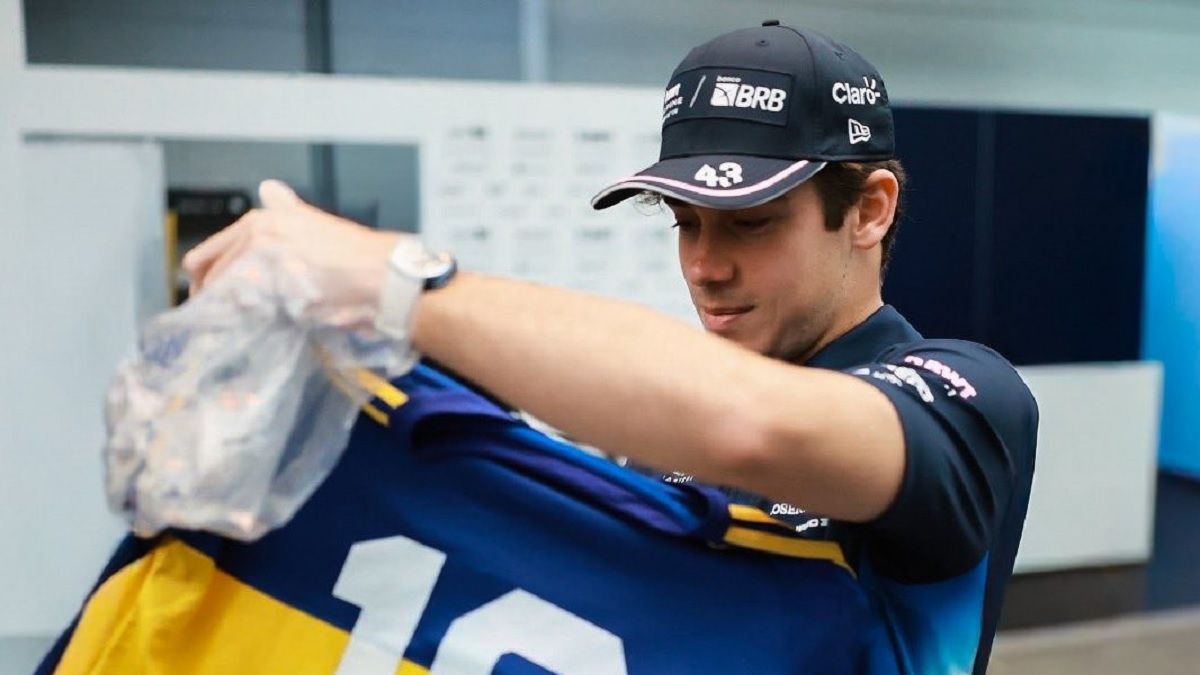 La reacción de Franco Colapinto al triunfo de Boca ante River a días de su exhibición en Buenos Aires