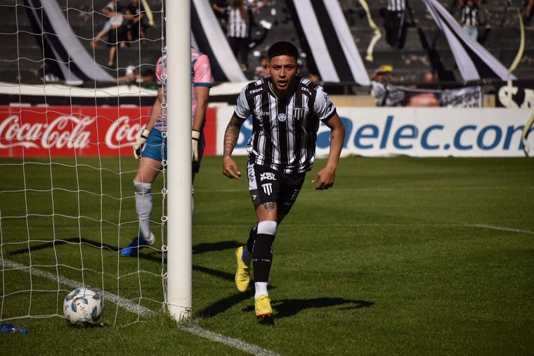 El tanto de Gimnasia fue anotado por Castro. Foto: Gimnasia de Mendoza