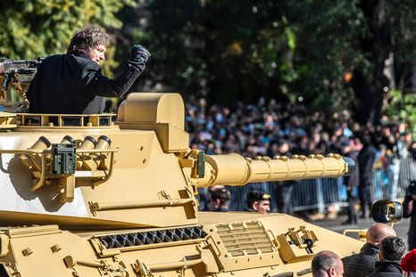 Cómo será el desfile del 9 de Julio. Foto: Presidencia