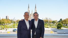 Con un mensaje a la interna peronista, Pichetto y Monzó desembarcaron en La Plata