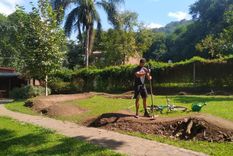 Gómez Lasalle en pleno trabajo. publicada en La Gaceta Foto: publicada en La Gaceta