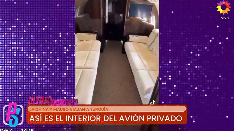 Amplios sillones y un televisor. Foto: captura de video/ El Trece. Amplios sillones y un televisor. Foto: captura de video/ El Trece.