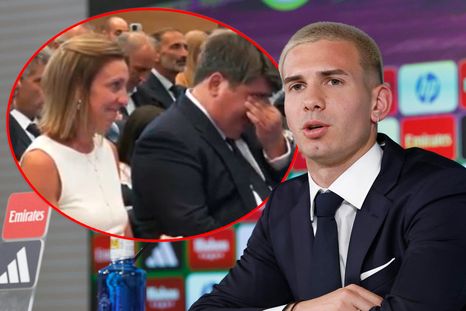 Franco Mastantuono hizo emocionar a sus padres durante su presentación en Real Madrid. Franco Mastantuono hizo emocionar a sus padres durante su presentación en Real Madrid.