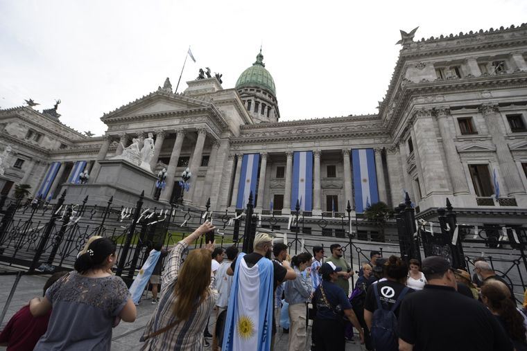 Libertarios se dan cita en el Congreso de la Nación Foto: Juan Mateo Aberastain/MDZ
