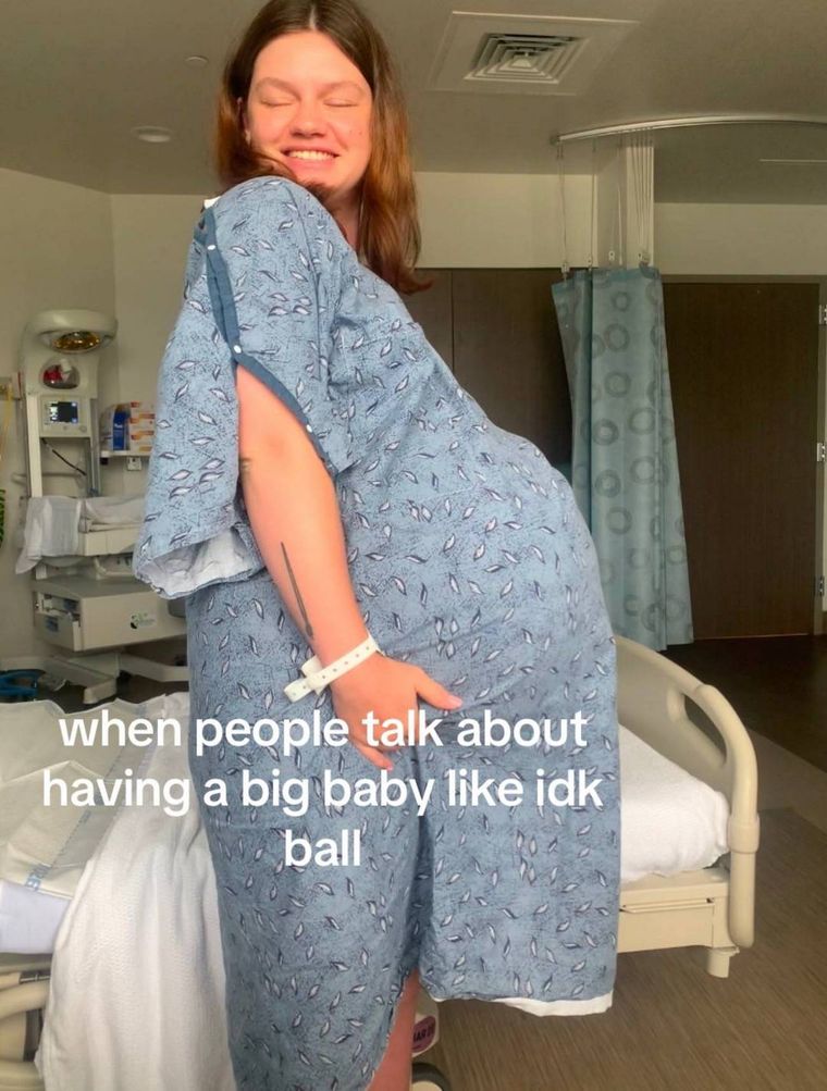 Una joven madre de Estados Unidos se hizo viral luego de que contara en redes el asombroso nacimiento de su bebé Cassian.