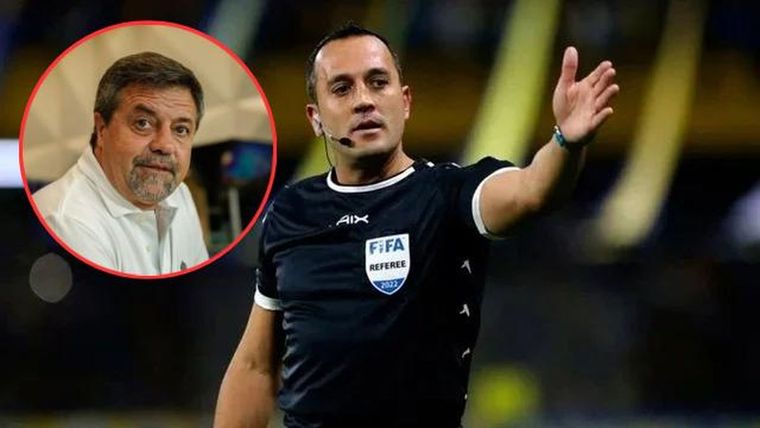 Fernando Espinoza, sin filtro contra Caruso Lombardi por sus reiteradas críticas al arbitraje.