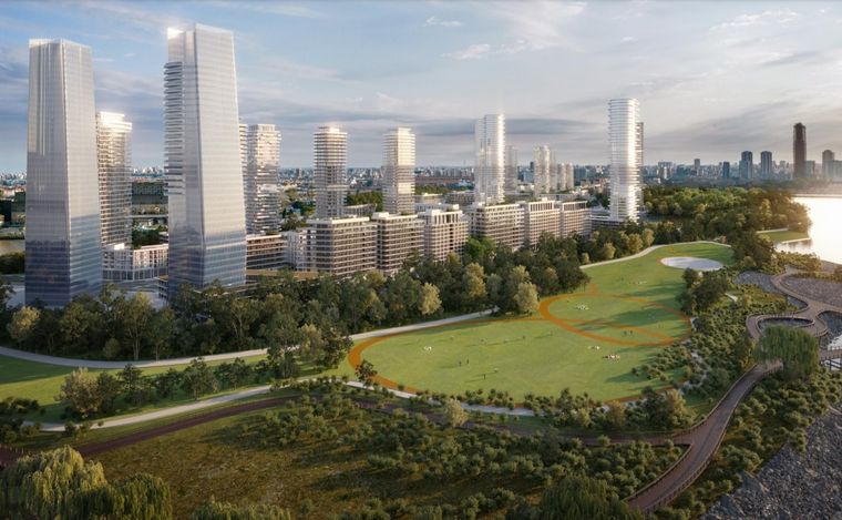 Proyecto Ramblas del Plata de IRSA Foto: IRSA