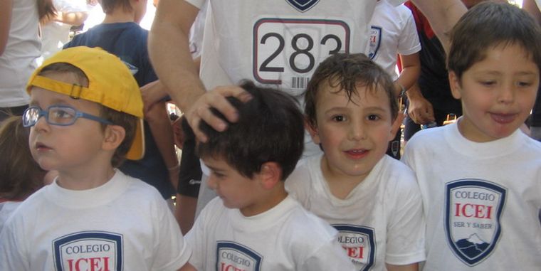 Los chicos de la Sala de 3 de Girasoles: Pancho, Ignacio, Octavio y Nico.