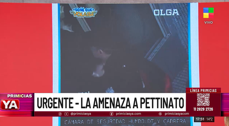 El momento de la amenaza de muerte a Homero Pettinato. El momento de la amenaza de muerte a Homero Pettinato.