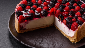 Receta para lucirte de cheesecake de frutos rojos Receta para lucirte de cheesecake de frutos rojos