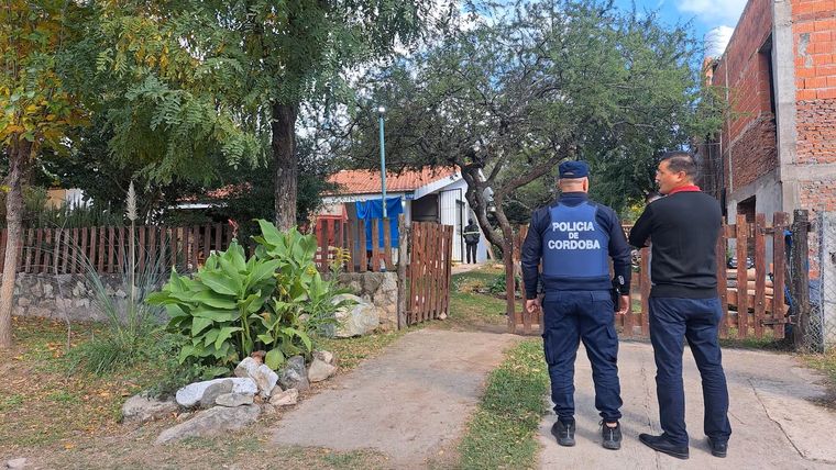 La vivienda donde ocurrió el femicidio en la localidad de Los Reartes, provincia de Córdoba Foto: Gentileza Juan Pablo Lavisse / ElDoce