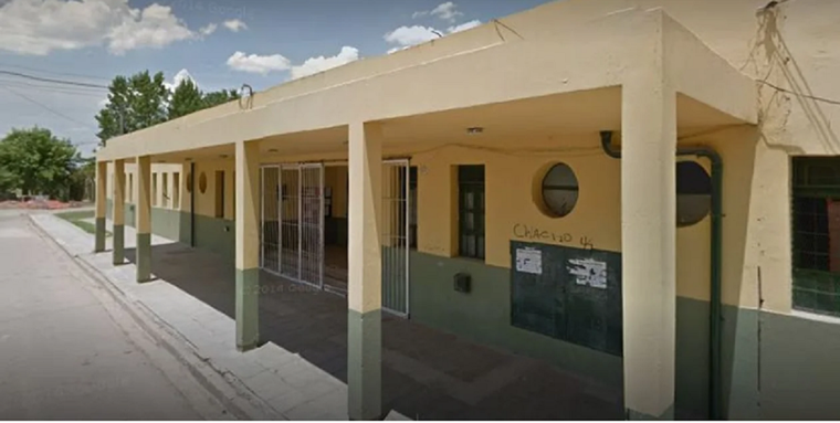 La escuela en la que da clases la maestra. Foto: NA