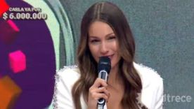 La modelo se despidió de Los 8 Escalones. / Captura TV La modelo se despidió de Los 8 Escalones. / Captura TV