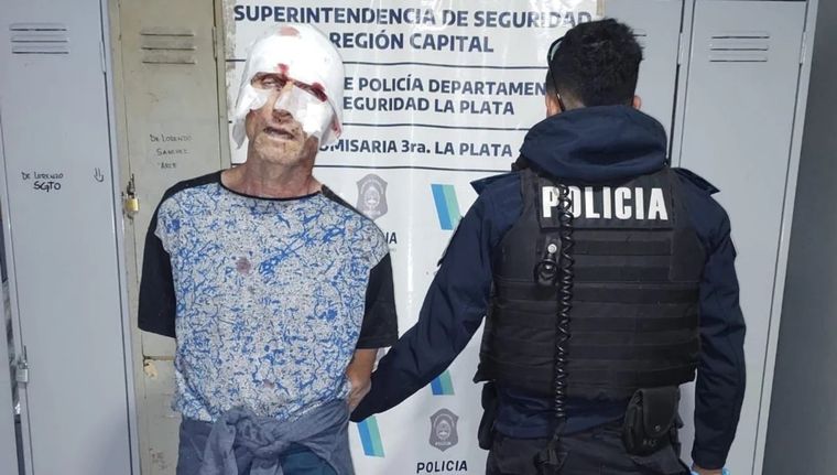 Los vecinos le causaron heridas en el cráneo al delincuente Foto: NA